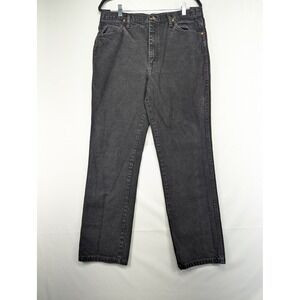 Wrangler Jeans Mens 36x32 Dark Wash Straight Leg Denim Pants 936WBK